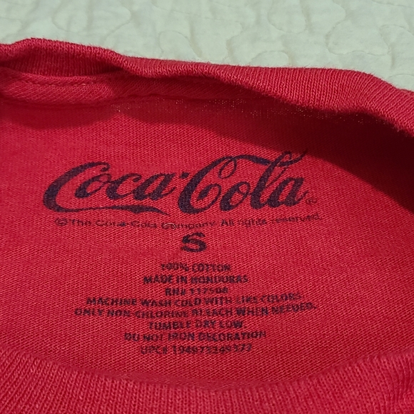 Retro Coca-Cola Santa Claus Christmas T shirt size S - Picture 3 of 4